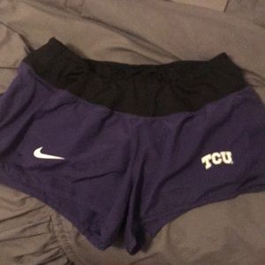TCU athletic shorts (Nike) (size S)